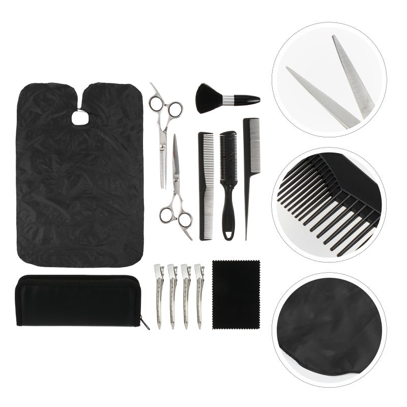 1 Set Professional Haircut Scissors Kit Useful Hairdressing Tool for Home Salon - Image 1