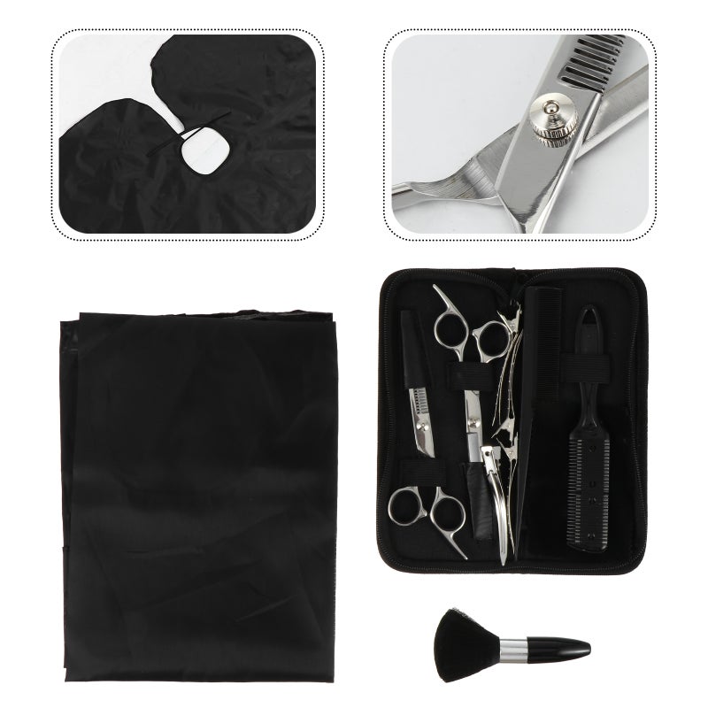 1 Set Professional Haircut Scissors Kit Useful Hairdressing Tool for Home Salon - Image 3