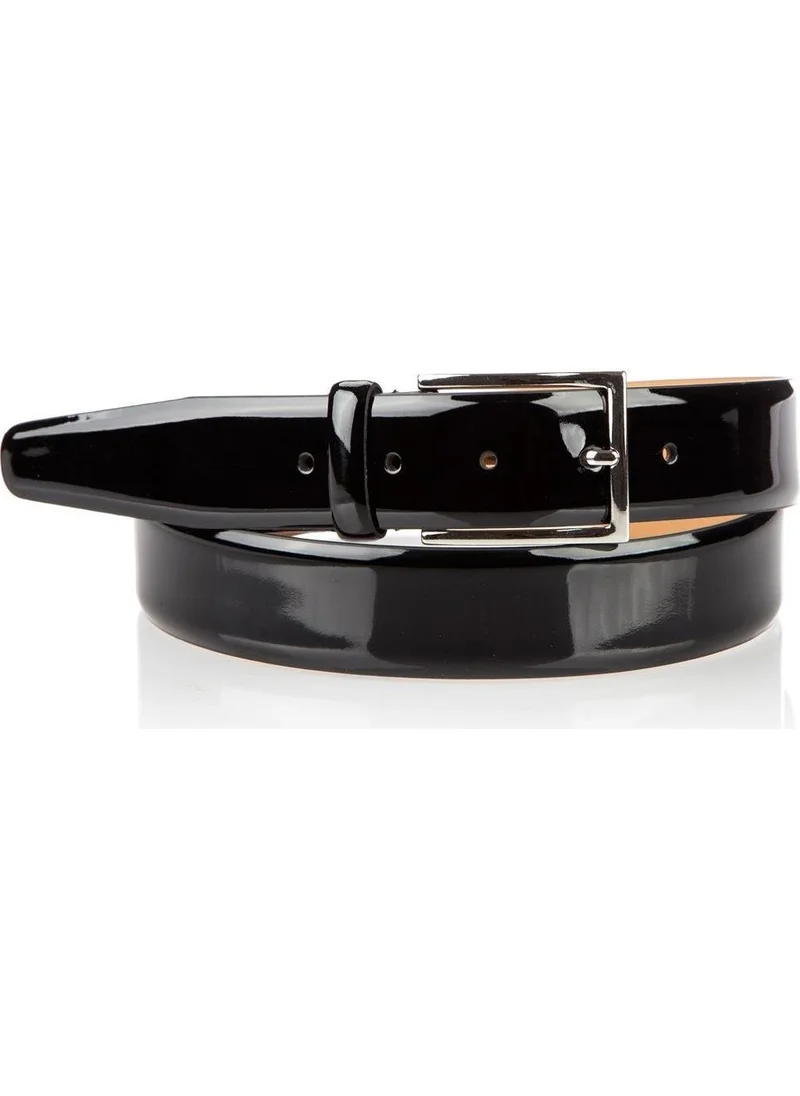 Başkent Çanta Başkent Bag Children's Belt Patent Leather Black 8683255012824