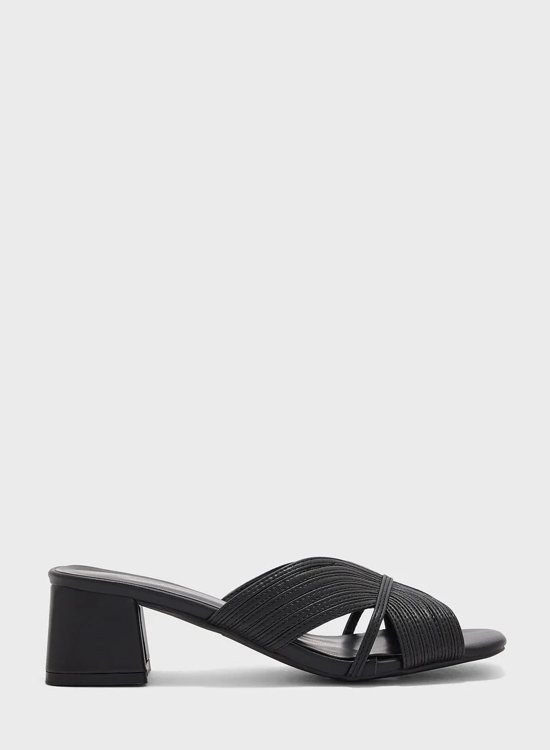 shoexpress Double Strap Heel Sandals
