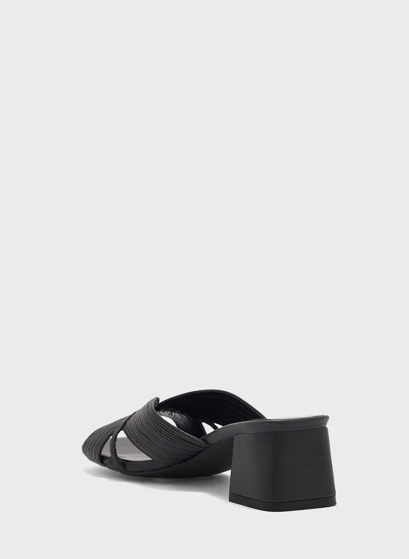 shoexpress Double Strap Heel Sandals