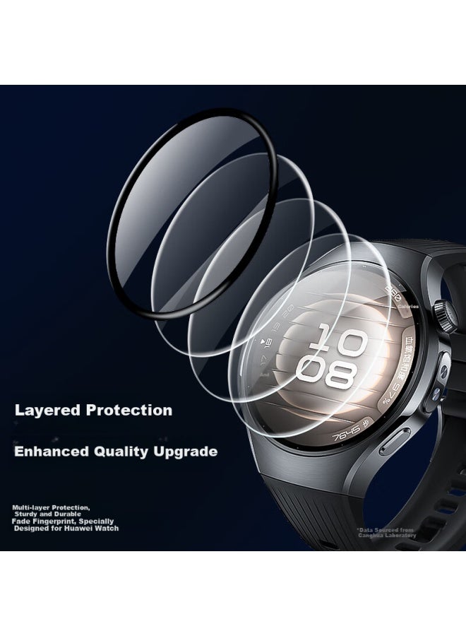 Canghua , Huawei Watch 5 Protective Film, Full Screen Coverage, High-definition Anti-scratch Full Adhesive Film For Huawei Watch 5 Smarch, 46mm - Image 4