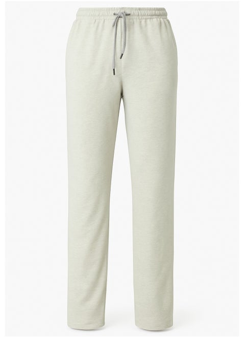 Sweatpants Melton Relaxed Fit Light Grey for everyday wear XL