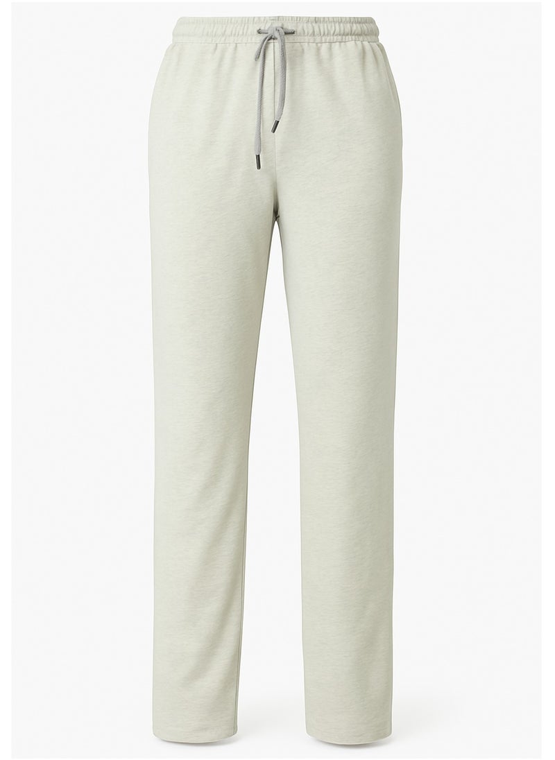 Soft Steps - Sweatpants Melton Relaxed Fit Light Grey for everyday wear XL - Image 1
