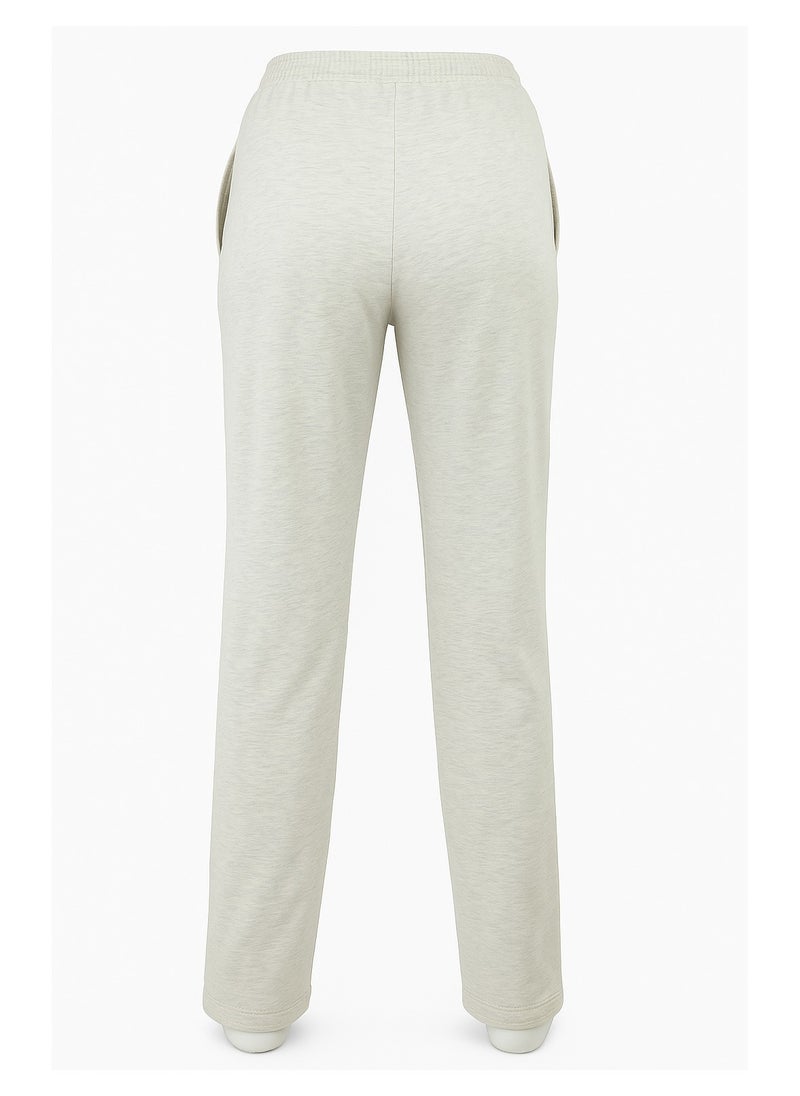 Soft Steps - Sweatpants Melton Relaxed Fit Light Grey for everyday wear XL - Image 1
