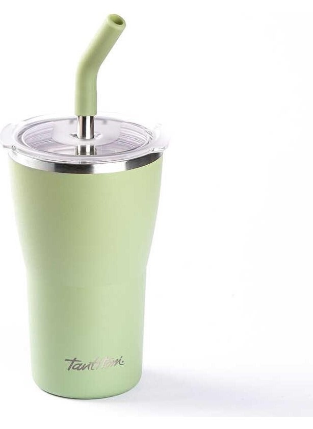 Green 2 Lid Double Layer Thermos Cup 410 ml - pzsku/ZD719B9638EB8B607D819Z/45/_/1726144338/c3e5c29c-8fd1-4e95-93b0-466b6d031bcd