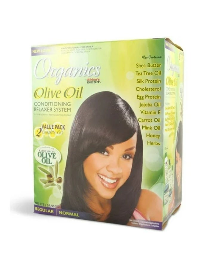 أفريكاز بست مجموعة أورجانيكس لترطيب وتنعيم الشعر بزيت الزيتون - عادي - مجموعتان كاملتان - Image 2