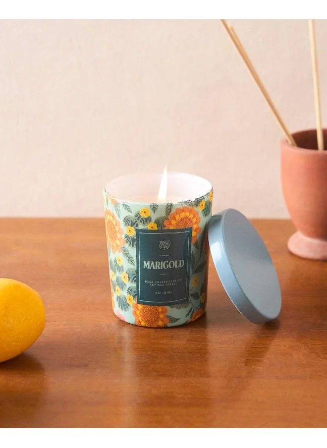 Chumbak Marigold Soy Wax Candle