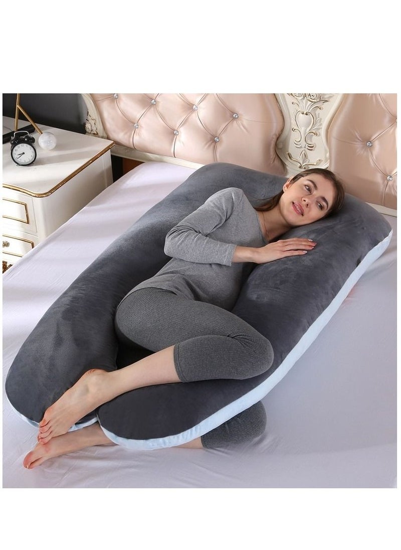 molody U-Shaped Pregnancy Pillow Full Body Maternity Support Pillow  - Image 2