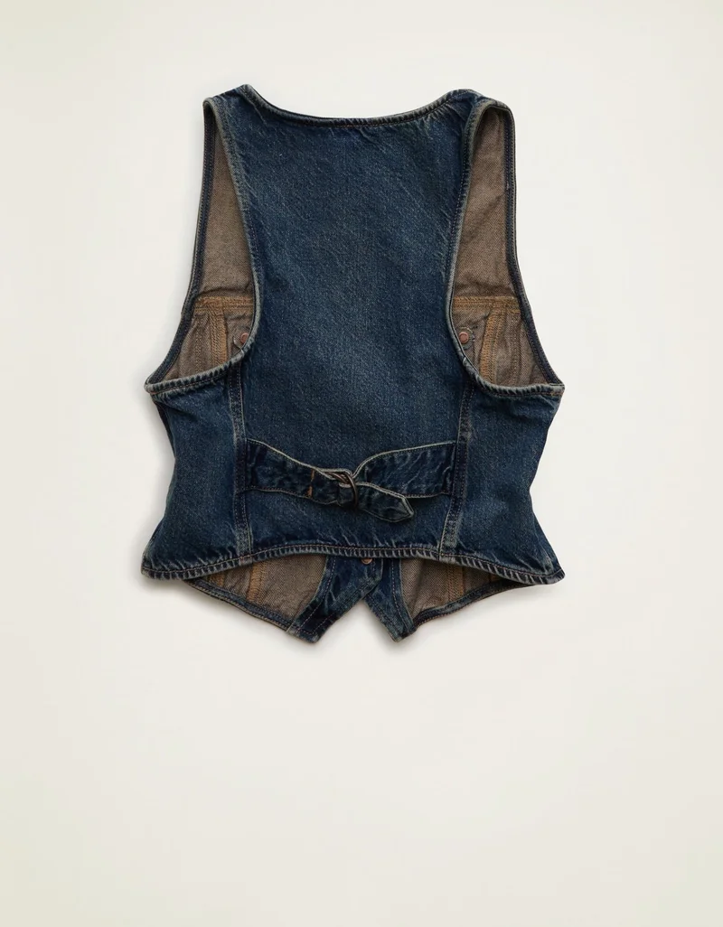 American Eagle  AE Denim Vest for Women | Best Price UAE