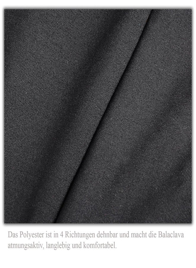The Friendly Swede Balaclava Face Mask Men, Black Ski Mask for Men, Ski Mask for Women, Full Face Mask, Ski Masks, Skimask, Ski Mask Beanie - Nordic - Black + Black (2-Pack) - Image 4