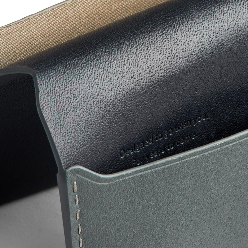 BELLROY Under Cover (slimline leather card wallet/holder with card storage, quick access slot, plus space for folded bills) - Everglade - Image 5