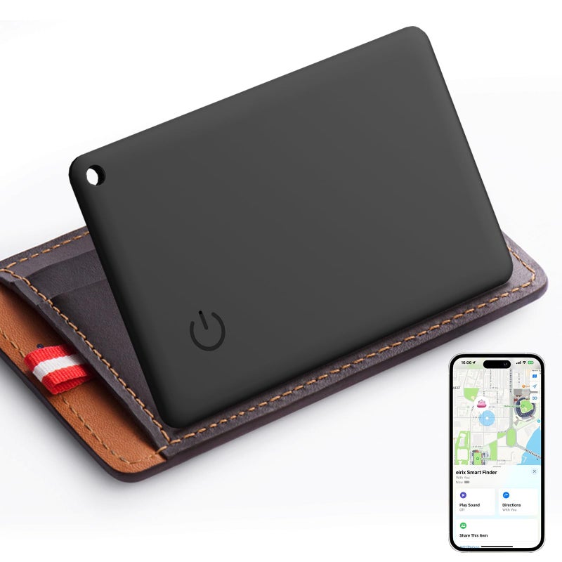 KASTWAVE MOBILIFE Rechargeable Wallet Finder Card, Works with Apple Find My, Smart Item Locator for Wallets & Luggage (iOS Only) - Image 1