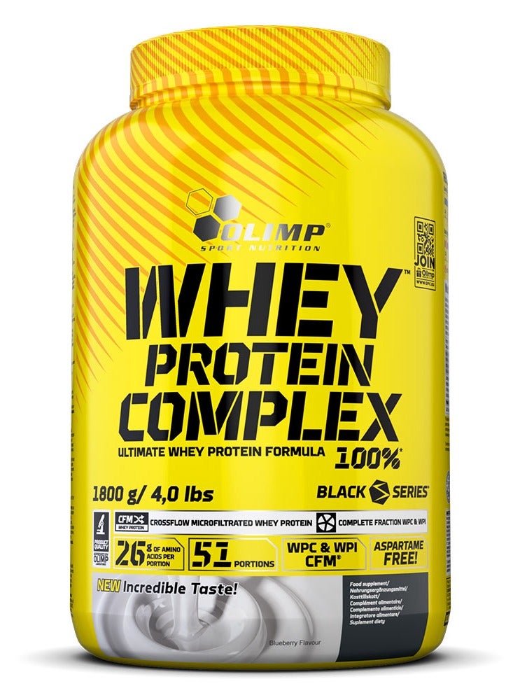 Olimp Sport Nutrition Whey Protein Complex Gold Blueberry 4 lb – High Quality Whey Blend with 134 Calories per Serving for Active Lifestyle