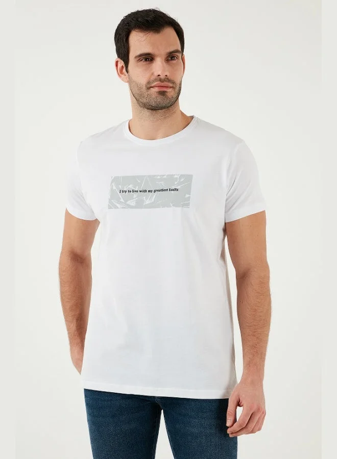 Buratti  Buratti Cotton Slim Fit Crew Neck Printed 3-Pack T Shirt Men's T-SHIRT 541S31 for Men | Best Price UAE