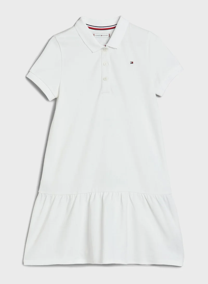 TOMMY HILFIGER White Polo Dress