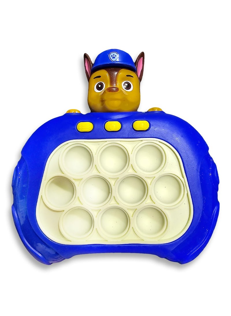 Paw Patrol Toys Quick Push Pop game, with Police dog  theme for kids and adults, boys and girls , a fun handheld game for home and garden , birthday gifts that is easy to move around so your child can spend hours of entertainment, a bubble pushing game to relieve stress and nervousness. - Image 1