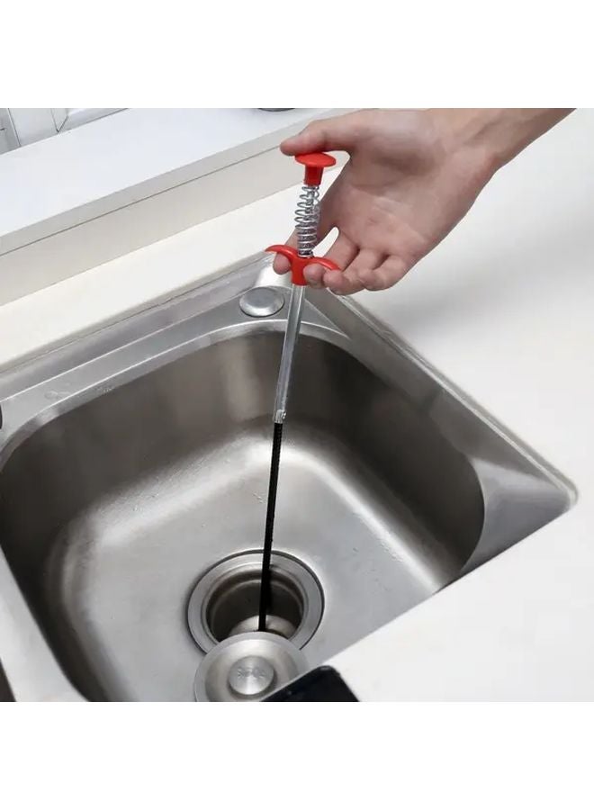 Black 4 Claw Toilet Plunger Flexible Handheld Drain Cleaner For Sink And Home Use - Image 5