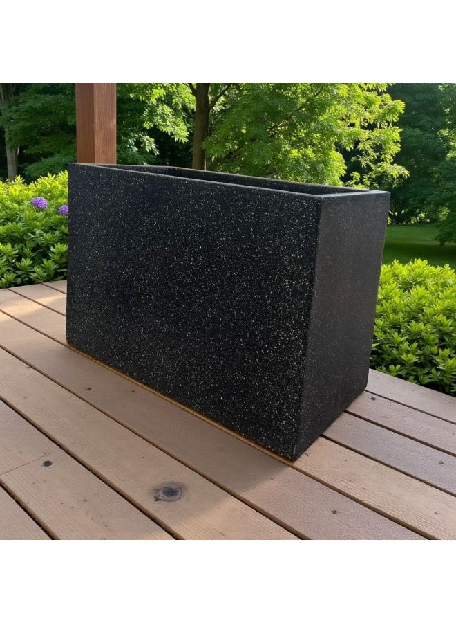 كلور زون بوتري اوعية للشرفة الداخلية والخارجية هيكل متين وقوي، مثالية لنباتاتك الكبيرة تمنع تغير اللون والتشقق الناتج عن التعرض لأشعة الشمس ، فايبر - Image 1