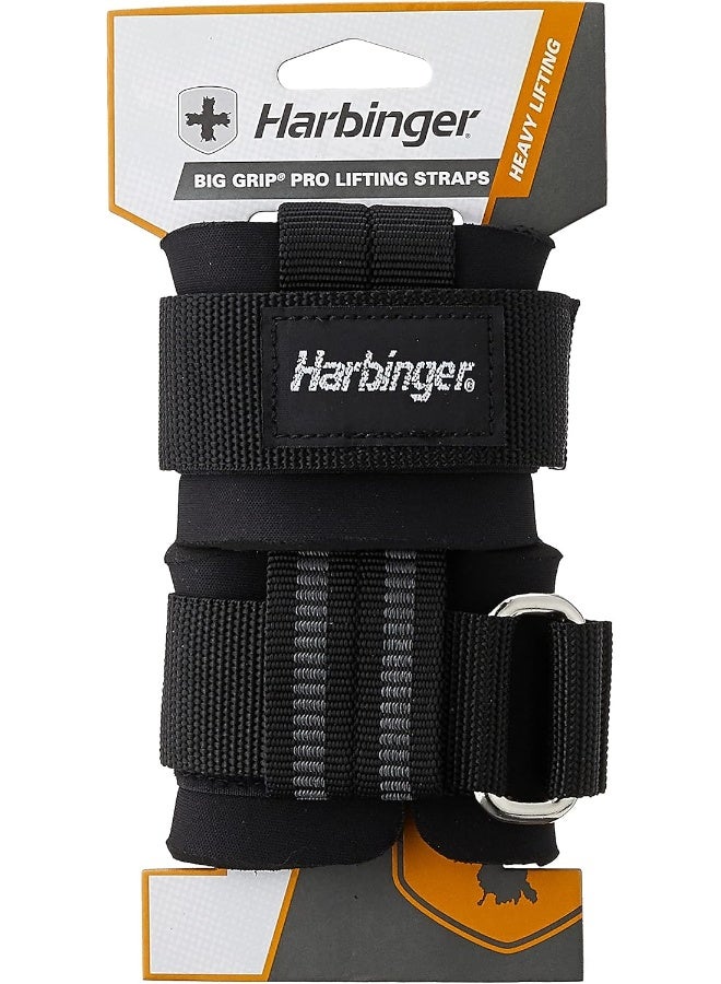 Harbinger Big Grip No-Slip Nylon Lifting Straps with DuraGrip (Pair) - Image 4