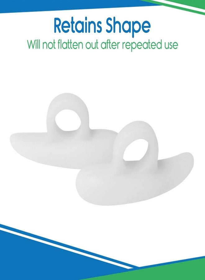 SILENCIO Silicone Gel Toe Pads - Cushion and Support for Hammer, Claw, and Mallet Toes, Soft Toe Crest Pads for Pressure and Pain Relief Reduction, Comfortable Fit Under Toes - Image 4