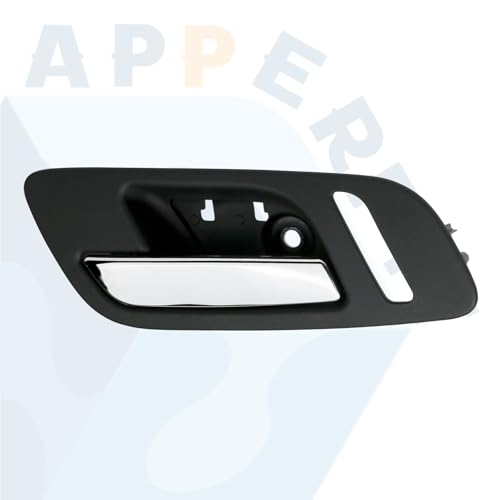 APPERFiT Interior Door Handle w/Hole for Heated Seats for Front Door Left Driver Side Black Compatible with 2008-2014 Chevy Chevrolet Avalanche Suburban Tahoe, GMC Yukon Door Panel Parts - Image 2