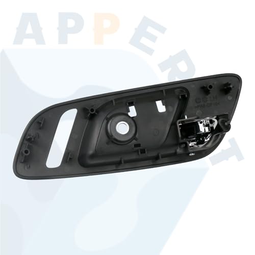 APPERFiT Interior Door Handle w/Hole for Heated Seats for Front Door Left Driver Side Black Compatible with 2008-2014 Chevy Chevrolet Avalanche Suburban Tahoe, GMC Yukon Door Panel Parts - Image 4