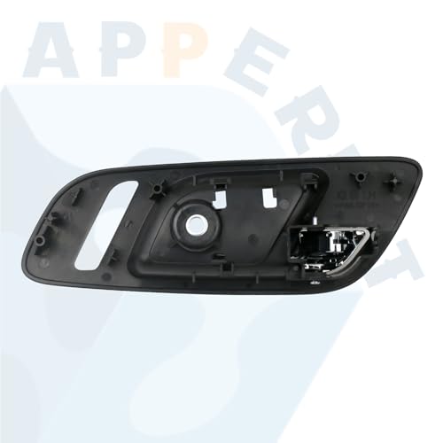 APPERFiT Interior Door Handle w/Hole for Heated Seats for Front Door Left Driver Side Black Compatible with 2008-2014 Chevy Chevrolet Avalanche Suburban Tahoe, GMC Yukon Door Panel Parts - Image 3