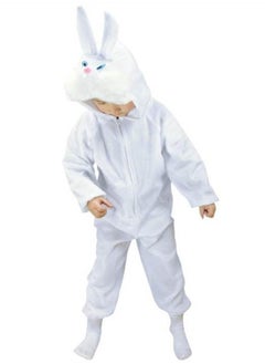 Brain Giggles Brain Giggles Rabbit Animal Plush Costume Design Halloween Carnival Party Jumpsuit for Kids Boys & Girls Large  - Image 2