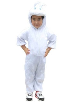 Brain Giggles Brain Giggles Rabbit Animal Plush Costume Design Halloween Carnival Party Jumpsuit for Kids Boys & Girls Large  - Image 4