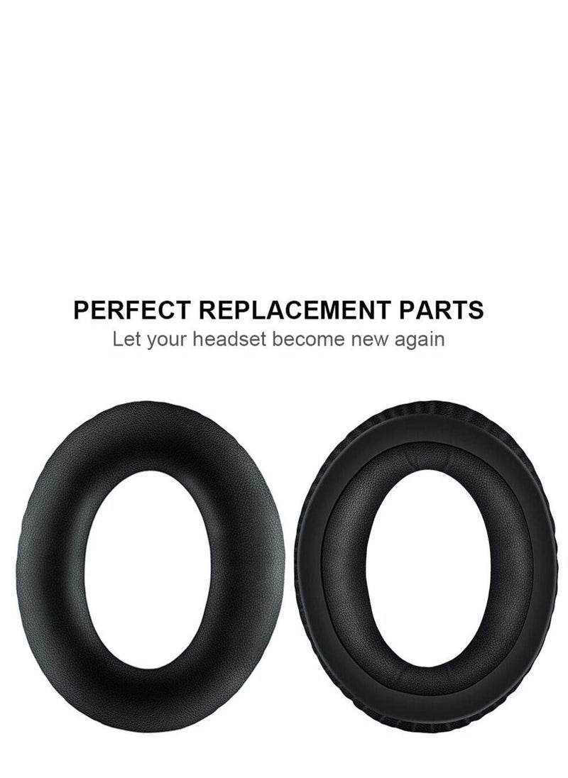 SYOSI - Headset Replacement Ear Pads Ear Cushions Kit Compatible for Bose, Aviation Headset X A10 A20 Headphone Ear Cups Ear Cover Earpads Repair Parts Memory Foam Earpads (Black) A20 - Image 1