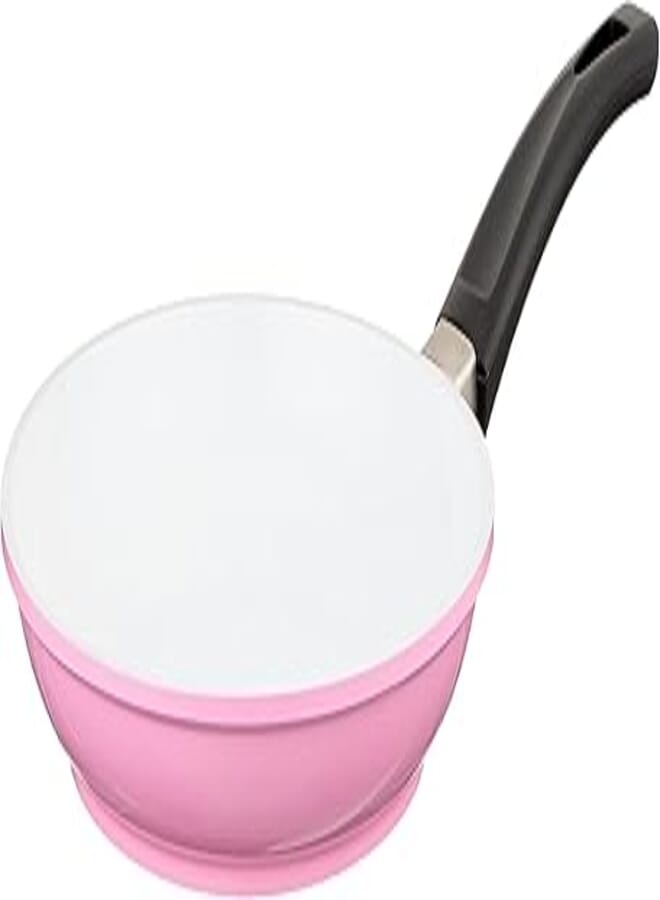 MGC Aluminium None Stick Fry Pan 24cm - Made in China Pink and White
