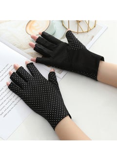 Generic Women Girls Summer Fingerless Gloves, Non-slip UV Protection Driving Gloves Outdoor Gloves  - Image 2