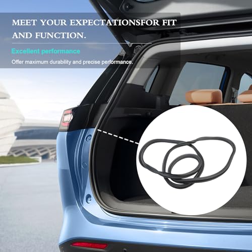 Anlseiod Rear Trunk Lid Weatherstrip Seal Compatible for Camry 2007-2016 Rear Trunk Sealing Strip for RAV4 2009-2014 Sound Insulation Car Rubber Seal Weather Strip Replace#64461-33070 64461-06060 - Image 2