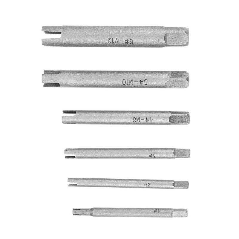 Steel Broken Head Taps Remover Stripped Screw Tap Extractor Set (#C) - Image 2