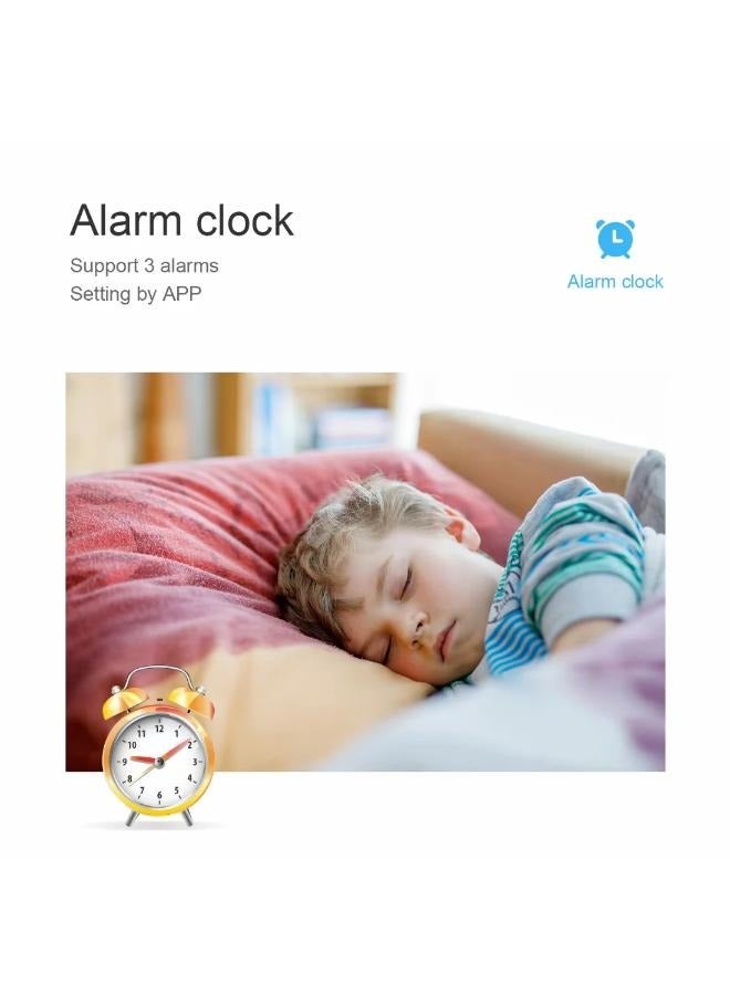 نابي ساعة ذكية Z4 للأطفال للأولاد والبنات مقاومة للماء بشاشة تعمل باللمس IP65 مع مكالمة صوتية ثنائية الاتجاه ووضع الغرفة هدية مثالية لأعياد الميلاد (أزرق) - Image 4