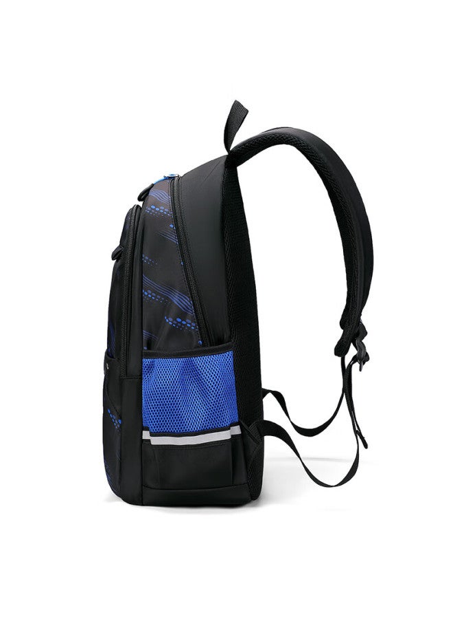V.Nine Ninth City School Bag For Primary School Boys Large Capacity Double Shoulder Backpack For Middle School And High School Students Children's School Bag Night Sky Black - Image 4