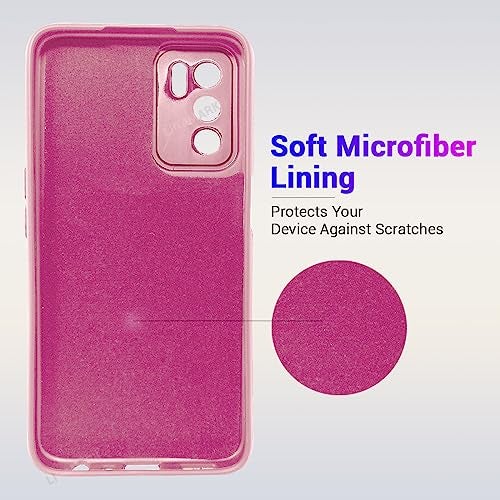 LIRAMARK Silicone Soft Back Cover Case for Oppo A16 (Silicone Pink) - Image 2