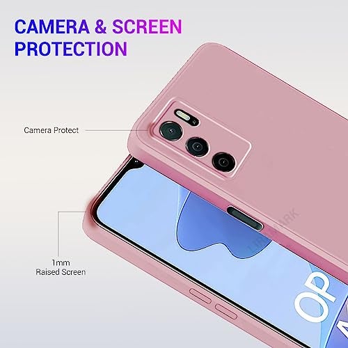LIRAMARK Silicone Soft Back Cover Case for Oppo A16 (Silicone Pink) - Image 3