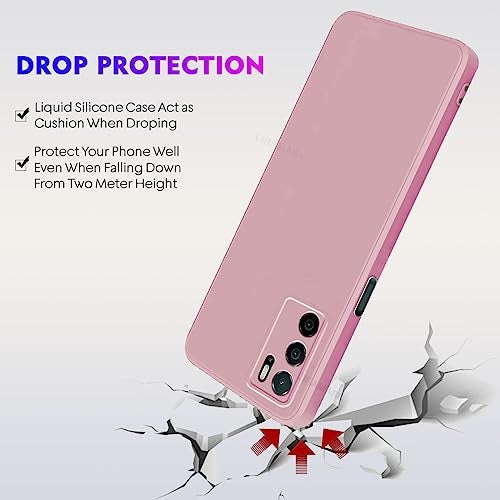 LIRAMARK Silicone Soft Back Cover Case for Oppo A16 (Silicone Pink) - Image 5