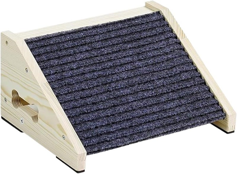 Wooden Dog Ramp Foldable Non Slip Pet Steps For Couch Bed Sofa Indoor Home - Image 2