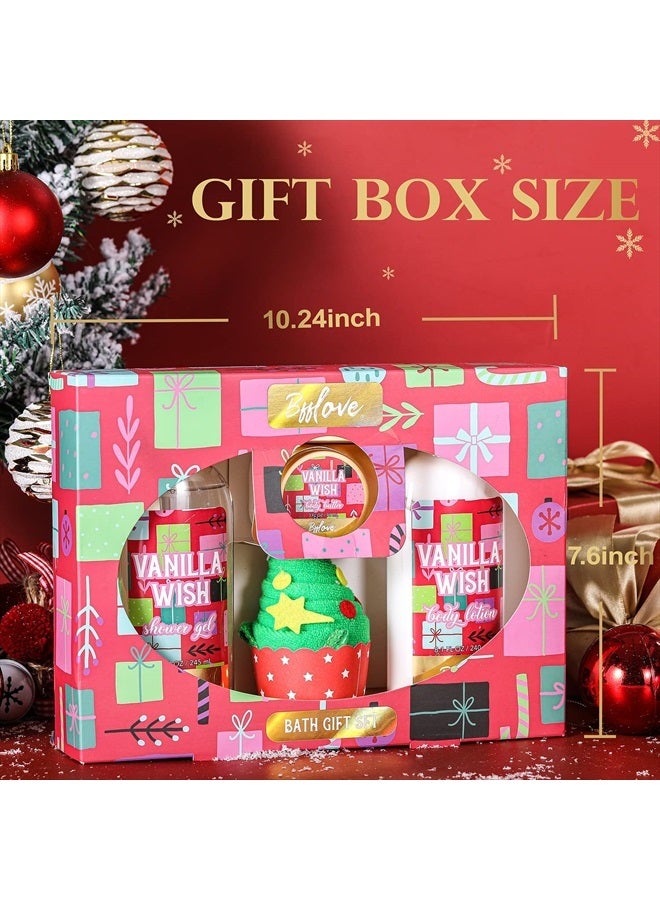 Generic Gifts for Women, Bath and Body Set, Spa Gift Set with Vanilla Scent Including Body Butter, Shower Gel, Body Lotion, Mini Towel. Birthday Gift for Her, Gift Box for Teenage Girls  - Image 2