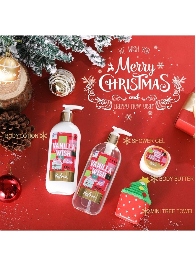 Generic Gifts for Women, Bath and Body Set, Spa Gift Set with Vanilla Scent Including Body Butter, Shower Gel, Body Lotion, Mini Towel. Birthday Gift for Her, Gift Box for Teenage Girls  - Image 3