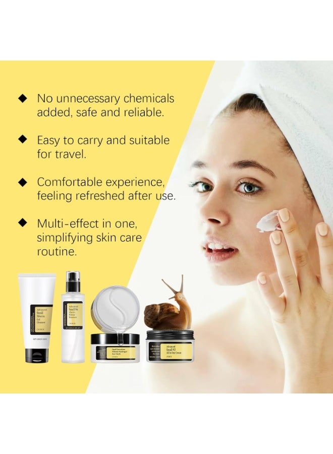Snail Facial Care Gift Box, Nourishing And Repairing Skin, Moisturizing And Hydrating Delicate Gift Box Packaging - Image 5