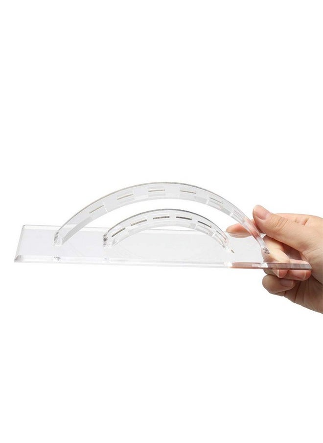 esowemsn - 1Pc 6 Holes Acrylic Tweezers Stand Holder Eyelash Extension Storage Rack Eyelash Tweezer Collecting Displaying Shelf Eyelashes Extension Supplies Accessories - Image 1