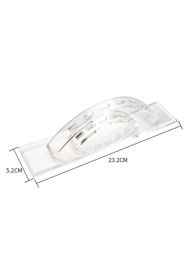 esowemsn - 1Pc 6 Holes Acrylic Tweezers Stand Holder Eyelash Extension Storage Rack Eyelash Tweezer Collecting Displaying Shelf Eyelashes Extension Supplies Accessories - Image 1