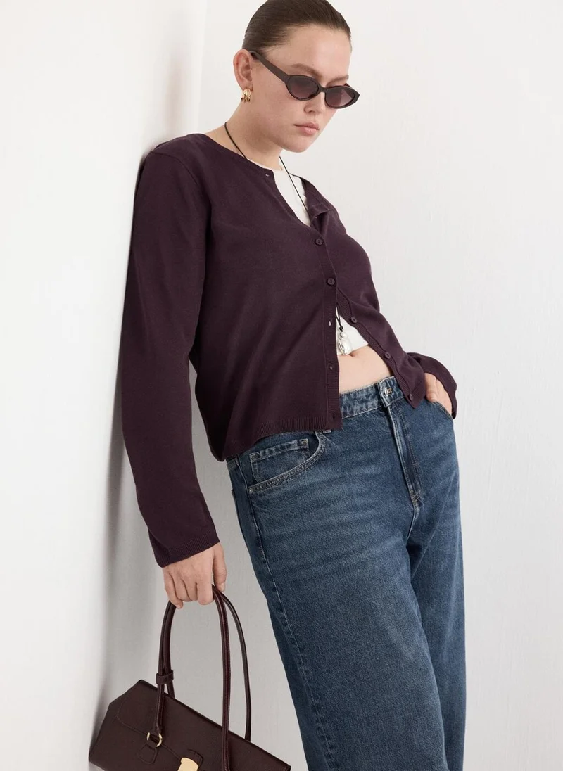 MANGO  Fine-knit straight-fit cardigan for Women | Best Price UAE