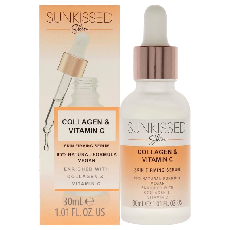 Sunkissed Collagen and Vitamin C Serum by Sunkissed for Unisex  101 oz Serum
