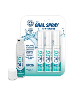 CloSYS CloSYS Oral Breath Spray, 0.31 Ounce (3 Count), Mint, Sugar Free, pH Balanced, Fights Bad Breath  - Image 1