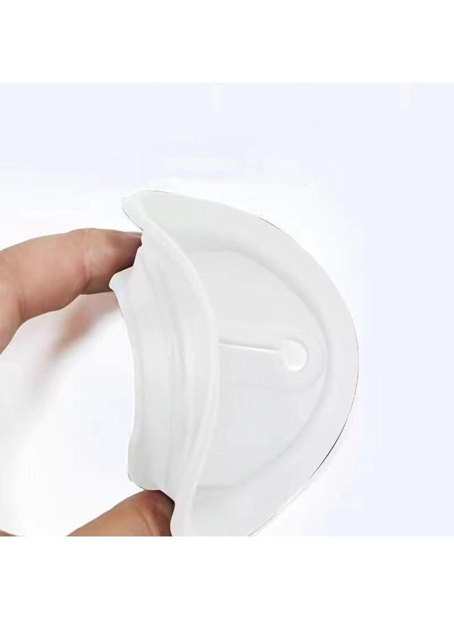 Generic White,4 pieces per pack,Universal Silicone Car Door Shock Absorption Buffer Pad Door Lock Buckle Protective Cover Car Door Mute Protection Pad  - Image 5